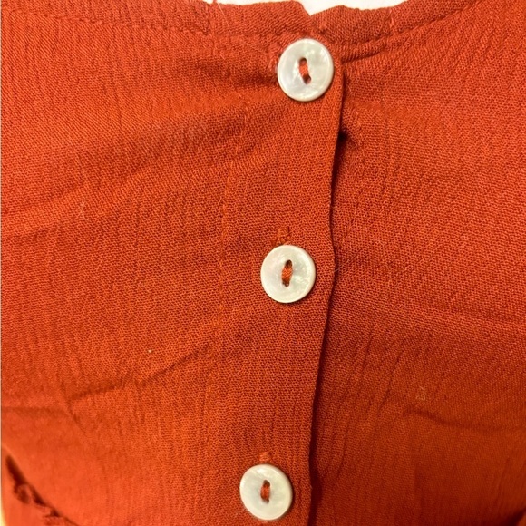 Burnt Orange Summer Top - Picture 3 of 4